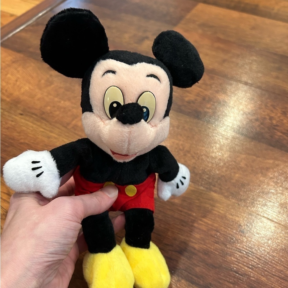 Vintage Disney's Mickey Mouse Plush Walt Disney World Resort 8” Bean Bag - Picture 6 of 6